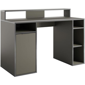 INOSIGN Schreibtisch Orem, Gamingtisch mit Tür und Monitoraufsatz, Breite 125 x 55 cm