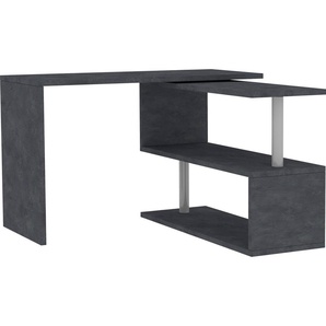 INOSIGN Schreibtisch Volta, Made in Italy, multifunktional - als Computertisch, Eckschreibtisch oder Sideboard