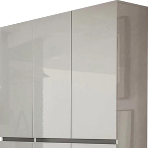 Schuhschrank INOSIGN Mister Schränke Gr. B/H/T: 120 cm x 200 cm x 34 cm, 6 St., grau Schuhschränke Breite 120 cm, Höhe 200 6 Türen