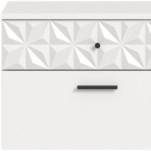 INOSIGN Schuhschrank VICENZA, hängend, 2 Schubkästen, 1 Klappe, 2 Fächer, Ornamentabsetzung Hängeschrank, Flurschrank, Dielenschrank, Anrichte, Kommode