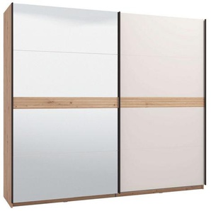 INOSIGN Schwebetürenschrank Modena, Breite 245 cm, FSC-zertifiziert, Trendfarbe cashmere Schlafzimmerschrank mit Spiegel, mit verschiedenen Innenausstattungen