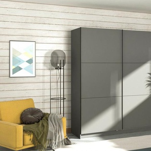INOSIGN Schwebetürenschrank Sierra klassischer Kleiderschrank Wäscheschrank 179 oder 217cm breit mit kompletter Inneneinteilung, FSC®-zertifizierter Holzwerkstoff