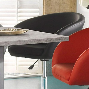 Sessel INOSIGN Lounge Gr. Kunstleder, B/H/T: 60 cm x 70 cm x 60 cm, schwarz Drehsessel Loungesessel Sessel (1 Stück)