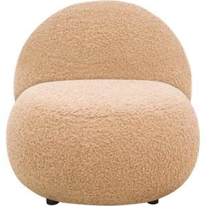 INOSIGN Sessel Mithras II Cocktailsessel, Bouclé oder Fellimitat, Lieferzeit nur ca. 2 Wochen
