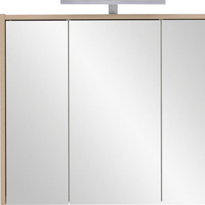INOSIGN Spiegelschrank List Breite 74,5 cm Badschrank mit viel Stauraum