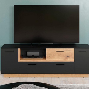 INOSIGN TV-Bank Premont (1 St), Eleganter, zweifarbiger TV-Schrank - Lowboard mit Soft-Close
