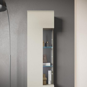 INOSIGN Vitrine Kenia, stehend und hängend (1-St) Vitrineschrank mit Glastüren 160 cm Höhe