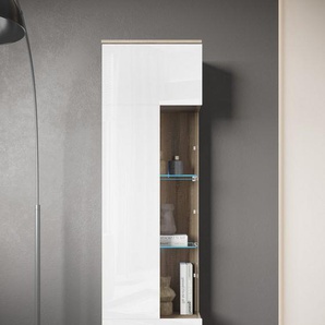 INOSIGN Vitrine Kenia, stehend und hängend (1-St) Vitrineschrank mit Glastüren 160 cm Höhe