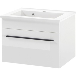 INOSIGN Waschtisch Cantara, Breite 60 cm, Mineralgussbecken, mit Klappe