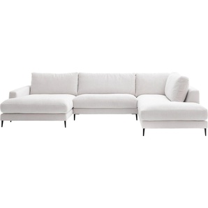 INOSIGN Wohnlandschaft Downtown XXL B/T/H: 341/223/84 cm Loungemöbel zum Relaxen, weicher Sitzkomfort, Cord-Bezug, weicher Sitzkomfort U-Form