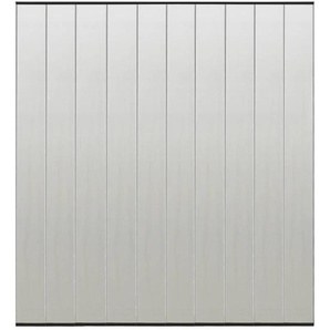 Insektenschutz für Türen 10-tlg. Netzvorhang Schwarz 240x240 cm