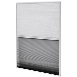 Insektenschutz-Plissee für Fenster Jalousie Aluminium 60x80 cm Vidaxl 926976