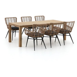 Intenso Asti/ROUGH-S 220 cm Gartenmöbel-Set 7-teilig