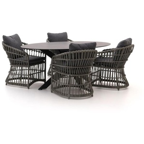 Intenso Cameri/Furato ellips 200 cm Gartenmöbel-Set 5-Teilig