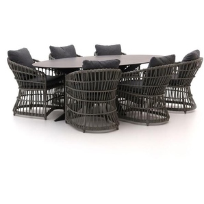 Intenso Cameri/Furato ellips 240 cm Gartenmöbel-Set 7-Teilig