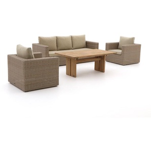 Intenso Carpino/ROUGH-L Gartentisch Lounge-Set 4-teilig