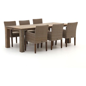 Intenso Lesa/ROUGH-X 240 cm Gartenmöbel-Set 7-teilig