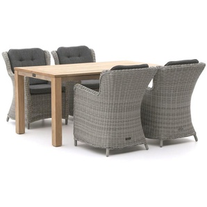 Intenso Milano/ROUGH-S 160 cm Gartenmöbel-Set 5-teilig