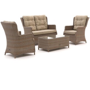 Intenso Milano Sessel-Sofa Lounge-Set 4-Sitzer 4-teilig