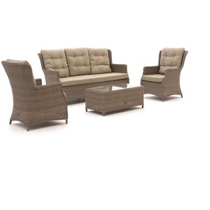 Intenso Milano Sessel-Sofa Lounge-Set 5-Sitzer 4-teilig
