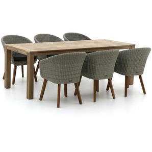 Intenso Tropea/ROUGH-S 220 cm Gartenmöbel-Set 7-teilig