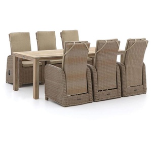 Intenso Umbria/ROUGH-S 220 cm Gartenmöbel-Set 7-teilig verstellbar