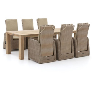 Intenso Umbria/ROUGH-X 240 cm Gartenmöbel-Set 7-teilig verstellbar