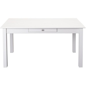 Inter Link Chilly Home Esstisch Massivholz Kiefer weiß