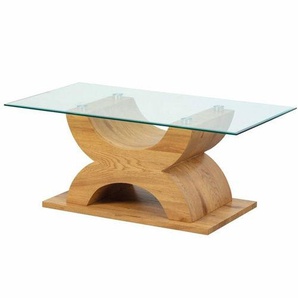 Inter Link Couchtisch X-Type mit Glasplatte 50111020