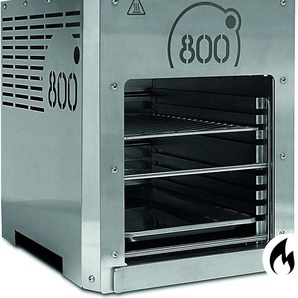 Intergrill 800° Gasgrill XL Hochleistungsgrill Steakgrill Profi Qualität 20,3kg Oberhitzegrill Farbe Grau Edelstahl inkl. Grillrost Gastroschale Schutzschublade Griff Elektroimpulszündung IG-800-014