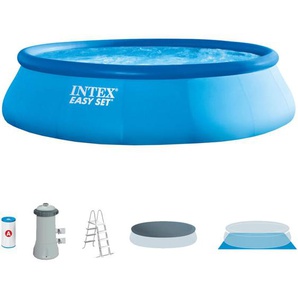 Intex - Easy Pool Komplettset 457 x 122 cm Rundpool mit Zubehör