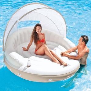 Intex - Lounge ø 199 cm Canopy Island aus 0,45 mm starkem Vinyl
