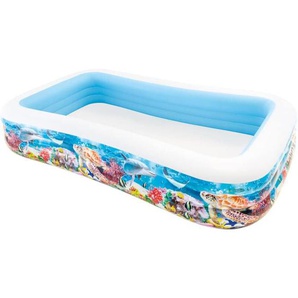 Intex - Swim Center Familienpool 305x183x56 cm Meeresleben-Design