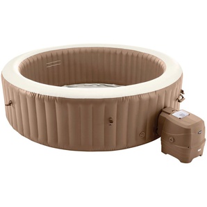 Whirlpool INTEX PureSPA Whirlpools grau Whirlpools mit Filterkartusche, Dosierschwimmer, Abdeckplane, Bodenisoliermatte