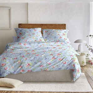 Irisette Bettwäsche Wave 8591, Mako-Satin, 2 teilig, anschmiegsam und atmungsaktiv, Ganzjahresqualität