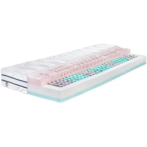 IRISETTE Tonnentaschenfederkernmatratze  Grömitz ¦ weiß ¦ Maße (cm): B: 200 H: 24