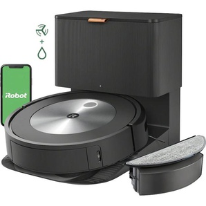 IROBOT Nass-Trocken-Saugroboter Roomba Combo j5578 Saugroboter grau (graphit) Saugroboter