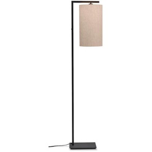 Its about Romi Stehleuchte Boston, Schwarz, Beige, Metall, Textil, 160 cm, Lampen & Leuchten, Innenbeleuchtung, Stehlampen, Stehlampen