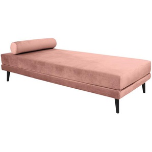 Jack & Alice Relaxliege Kezia Mauve Samt 200x44x90 cm (BxHxT)