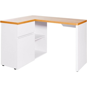 Jahnke Eckschreibtisch CU-LIBRE 125 E, wechselseitig montierbar