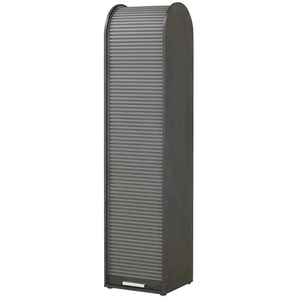 Jalousieschrank  Araks  ¦ schwarz ¦ Maße (cm): B: 46 H: 192 T: 44.0