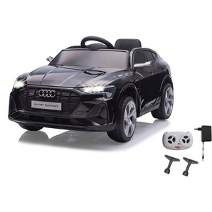 Jamara Elektro-Kinderauto Ride-on Audi e-tron Sportback schwarz, Belastbarkeit 25 kg, 12V/4,5Ah, inkl. Fernsteuerung, 2,4GHz, Softanlauf, 2-Gang