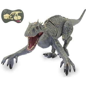 Jamara RC-Tier Dinosaurier Exoraptor, Li-Ion 3,7V, 2,4GHz, grau, mit Licht und Sound