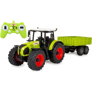 Jamara RC-Traktor Claas Arion 660 mit Kippanhänger 1:24 2,4GHz, mit LED Licht