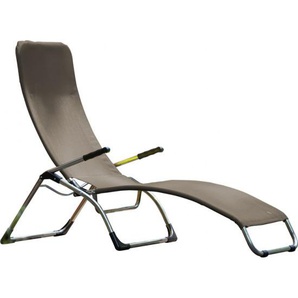 Jan Kurtz FIAM Bäderliege Samba taupe Alu / Textilenbezug 70% Polychlorid/30% Polyester