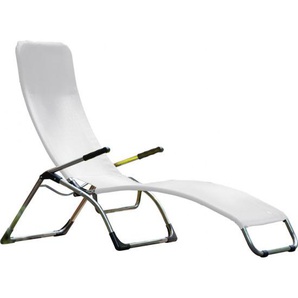 Jan Kurtz FIAM Bäderliege Samba weiss Alu / Textilenbezug 70% Polychlorid/30% Polyester