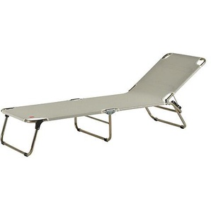 Jan Kurtz FIAM Dreibeinliege Amigo nieder in taupe, Alu /Textilen 70% Polychlorid/30% Polyester