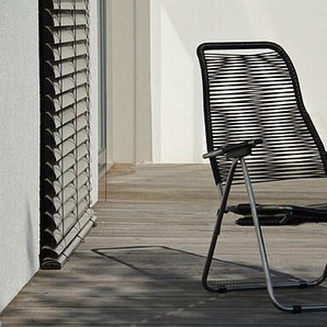 Jan Kurtz FIAM Liegestuhl Spaghetti in schwarz