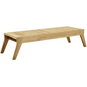 Jan Kurtz Gartenbeistelltisch , Teak , Holz , Teakholz , vollmassiv , rechteckig , eckig , 49x35 cm , Freizeit, Campingzubehör, Campingtische