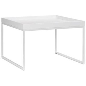 Jan Kurtz Möbel Couchtisch Pizzo weiß, Designer Jan Kurtz, 40x60x60 cm